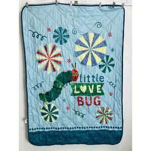 Eric Carle Hungry Caterpillar Baby Blanket Green Blue Red Love Bug 2020 Pinwheel